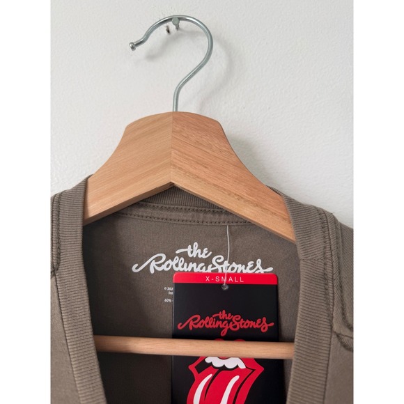The Rolling Stones Women's Graphic Tee – Brown – Size XS - Picture 2 of 3